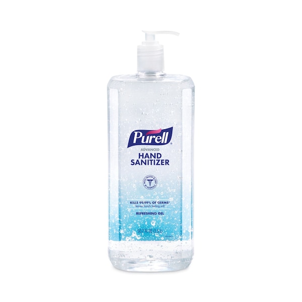 Advanced Refreshing Gel Hand Sanitizer, Clean Scent, 1.5 L Pump Bottle, 4PK